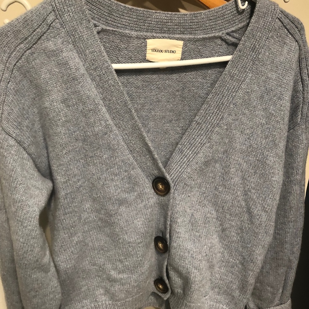 LOULOU STUDIOS V-Neck Cardigan Size XS